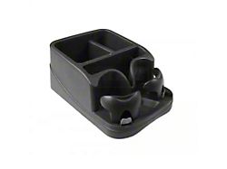 Classic Console/Organizer With Drink, Coin, And CD Holders, Black (62-68 Chevy II; 69-79 Nova)
