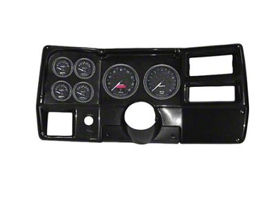 Classic Dash Instrument Panel With Autometer American Muscle Electric Gauges, With Air Conditioning Vent, 1973-1983