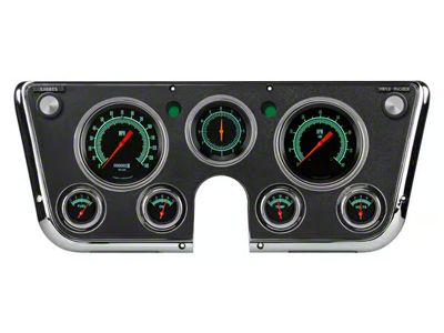 Classic Instruments G-Stock OLED Gauge Cluster Package with LS Sending Unit; Black (63-67 Corvette C2)