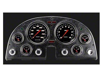 Classic Instruments Velocity Black OLED Gauge Cluster Package; Black (63-67 Corvette C2)