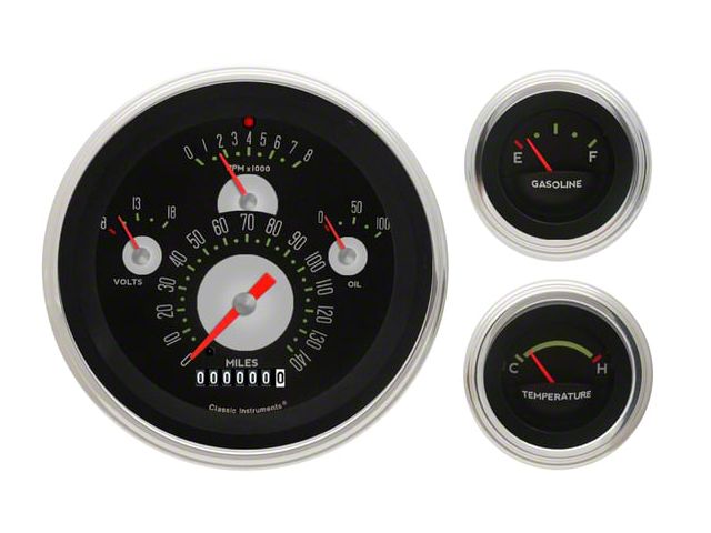 Classic Instruments Authentic Gauge Package (1957 150, 210, Bel Air, Nomad)