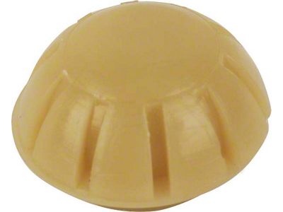 Clock Knob - Yellow - Molded Plastic - Ford