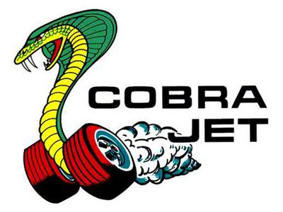 Cobra Jet Window Decal