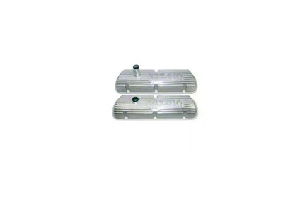 Cobra Valve Covers, Solid Letters, Polished Aluminum, Small-Block Ford (Small-Block Ford, without EFI)