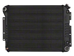 COLD-CASE Radiators Black Night Rider Series Performance Radiator (67-69 Small Block V8 Camaro w/ Automatic Transmission)