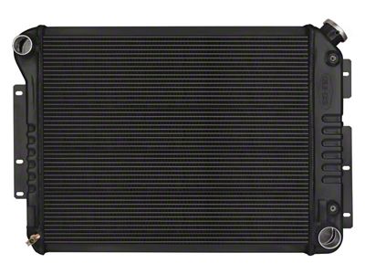 COLD-CASE Radiators Black Night Rider Series Performance Radiator (67-69 Small Block V8 Camaro w/ Automatic Transmission)