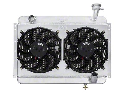 COLD-CASE Radiators Aluminum Performance Radiator with Dual 12-Inch Fans (56-60 Corvette C1)