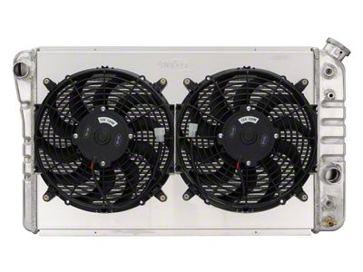 COLD-CASE Radiators Aluminum Performance Radiator with Dual 12-Inch Fans (84-90 Corvette C4)