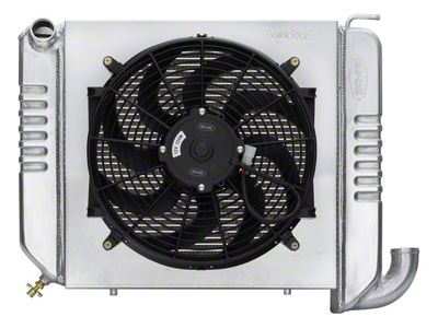 COLD-CASE Radiators Aluminum Performance Radiator with Single 12-Inch Fan (63-64 Small Block V8 Corvette C1)