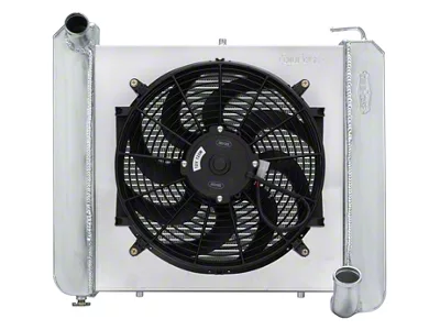 COLD-CASE Radiators Aluminum Performance Radiator with Single 16-Inch Fan (61-62 Small Block V8 Corvette C1)