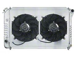 COLD-CASE Radiators Aluminum Performance Radiator with Dual 12-Inch Fans (1970 V8 Fairlane w/ Automatic Transmission; 69-71 V8 Torino w/ Automatic Transmission)