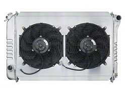 COLD-CASE Radiators Aluminum Performance Radiator with Dual 12-Inch Fans (1970 V8 Fairlane w/ Manual Transmission; 69-71 V8 Torino w/ Manual Transmission)