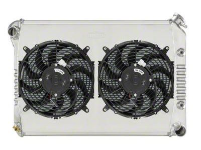 COLD-CASE Radiators Aluminum Performance Radiator with Dual 12-Inch Fans (68-79 Big Block V8 Chevy II, Nova w/ Automatic Transmission)