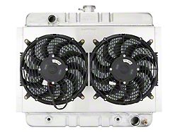 COLD-CASE Radiators Aluminum Performance Radiator with Dual 12-Inch Fans (62-67 Chevy II w/ Automatic Transmission)