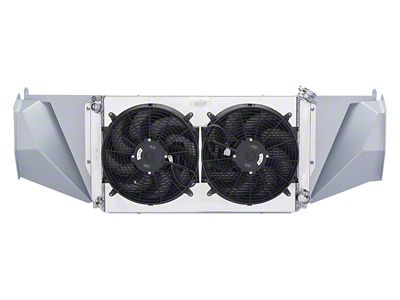 COLD-CASE Radiators Billet Radiator Support Module (66-67 V8 Chevy II w/ Manual Transmission & LS Swap)