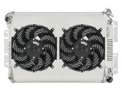 COLD-CASE Radiators Aluminum Performance Radiator with Dual 12-Inch Fans (67-69 Camaro w/ Automatic Transmission)