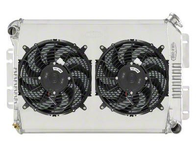 COLD-CASE Radiators Aluminum Performance Radiator with Dual 12-Inch Fans (67-69 Camaro w/ Manual Transmission)