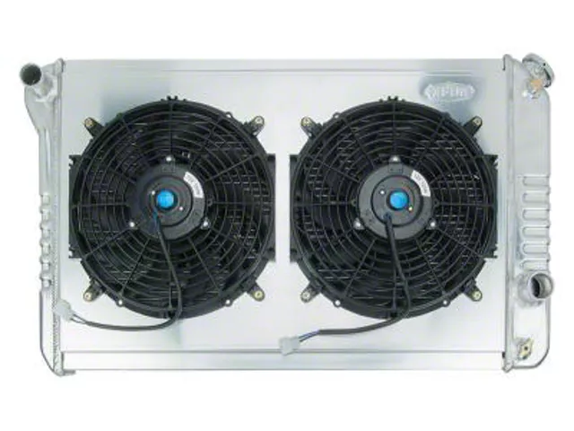 Box Radiator 10 Inch Single COLD-CASE Radiators Ecklers Aluminum Performance Radiator with Dual 12 ...