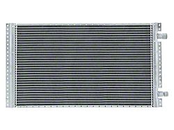 COLD-CASE Radiators Universal A/C Condenser; 26x14-Inch; Polished (Universal; Some Adaptation May Be Required)