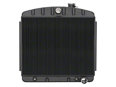 Cold Case Black Night Rider Series Radiator CHT563AB 55-56 Chevy 6 Cyl
