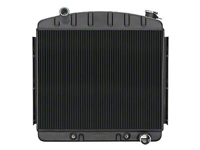 Cold Case Black Night Rider Series Radiator CHT563AB 55-56 Chevy 6 Cyl
