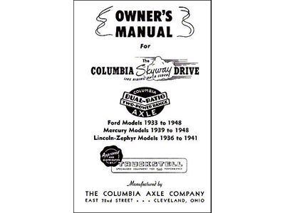 Columbia Owners Manual