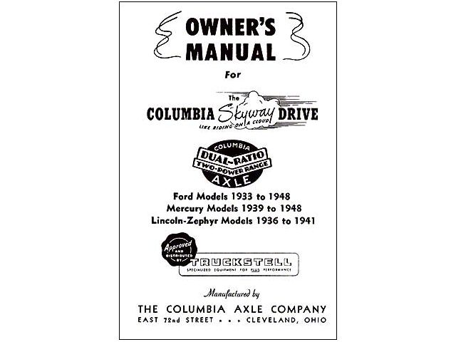 Columbia Owners Manual