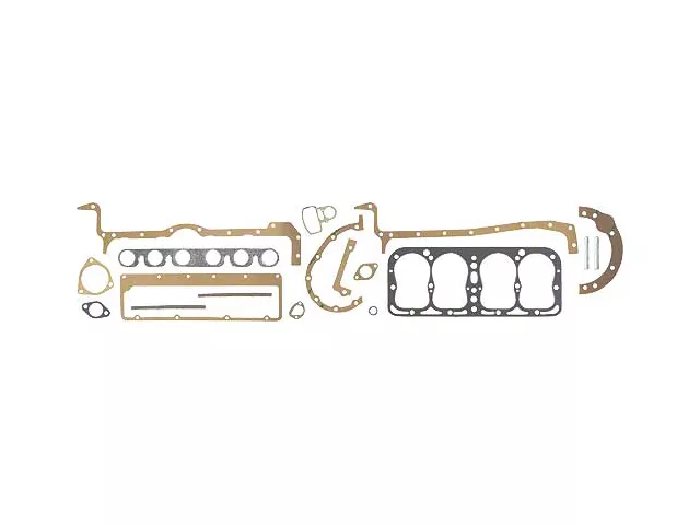 Complete Engine Gasket Set, Includes Steel Head Gaskets, Model A Ford with 4-Cylinder Model B Engine (For cars with Model B Engine)