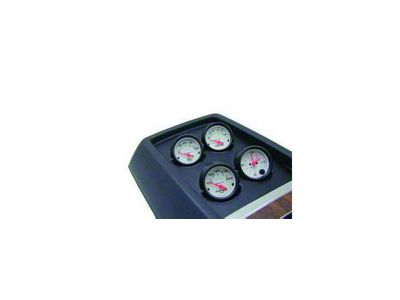 Console Gauge Pod Kit,Phantom,Oil/Volt/Water/Clock,68-72