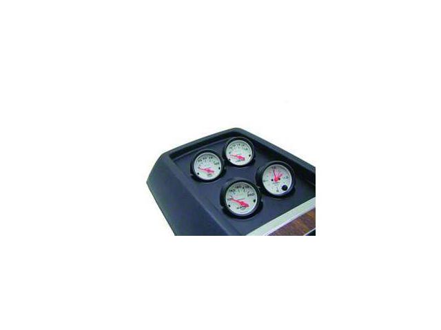 Console Gauge Pod Kit,Phantom,Oil/Volt/Water/Clock,68-72