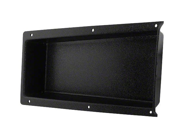 Console Glove Box Liner - ABS Plastic - Black With OriginalType Textured Grain - Ford