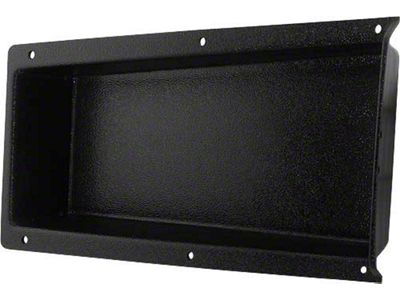Console Glove Box Liner - ABS Plastic - Black With OriginalType Textured Grain - Ford