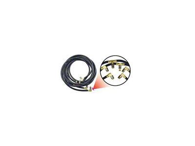 Conv Top Hose Set,Black,57-61