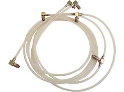 Top Hose Set/ White Or Clear Hose With Fittings