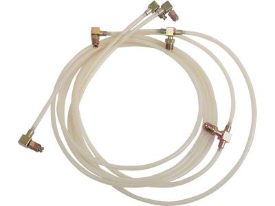 Top Hose Set/ White Or Clear Hose With Fittings