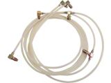 Top Hose Set/ White Or Clear Hose With Fittings