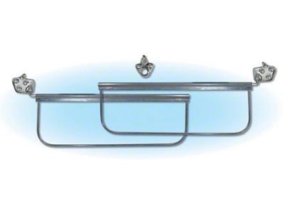 Convertible Top Latch & Sunvisor Bracket Kit, 1941-1948