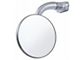 Convex Peep Mirror, Stainless Steel, 3 Diameter
