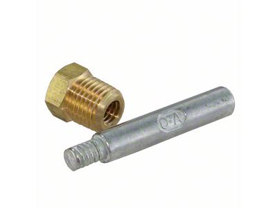 Cooling System Zinc Anode, Fits In Radiator In Place Of Petcock