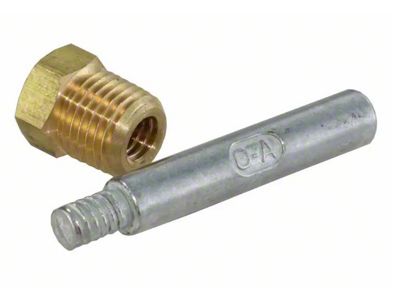 Cooling System Zinc Anode, Fits In Radiator In Place Of Petcock