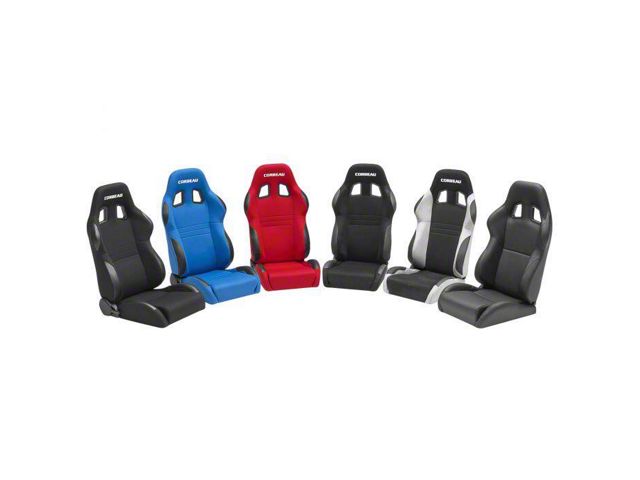 Corbeau A4 Seats, Black Cloth