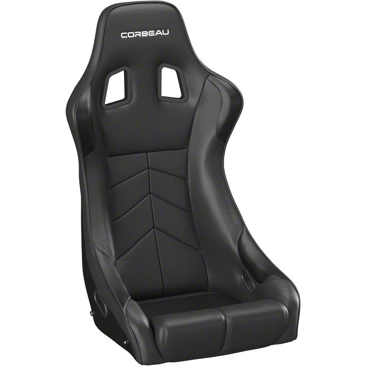 Corbeau Ecklers DFX Racing Seat; Black Vinyl 34902 (Universal