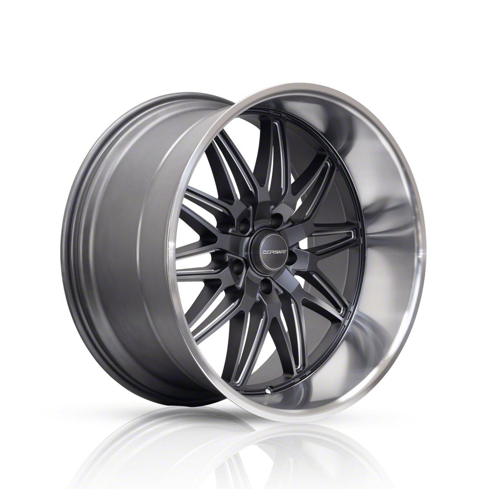 Corsart Ecklers Alcatraz Matte Gunmetal Milled with Diamond Cut