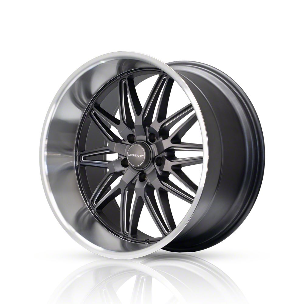 Corsart Ecklers Alcatraz Matte Gunmetal Milled with Diamond Cut