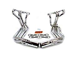 1-7/8-Inch 4-Tube Full Length Sidemount Headers; Chrome (63-82 Small Block V8 Corvette C2 & C3)