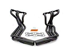1-7/8-Inch 4-Tube Full Length Sidemount Headers; Hi-Temp Black (63-82 Small Block V8 Corvette C2 & C3)