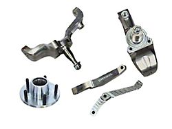 1-Inch Drop Spindle Kit with Hubs (65-68 Corvette C2 & C3)