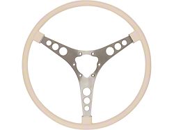 15-Inch Steering Wheel; Shorline Beige (56-57 Corvette C1)