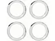 15x7 Rally Wheel Trim Ring Set with 2-5/8-Inch Deep Step Lip; Stainless Steel (67-81 Corvette C2 & C3)