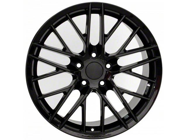 Corvette 18 X 8.5 C6 ZR1 Reproduction Wheel, Satin Black, 1988-2013